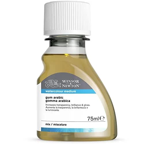 Winsor & Newton Watercolor Medium Gum Arabic 75ml (2.53 Fl Oz) | Controls Wet Color Spread & Slows Drying thumbnail 9