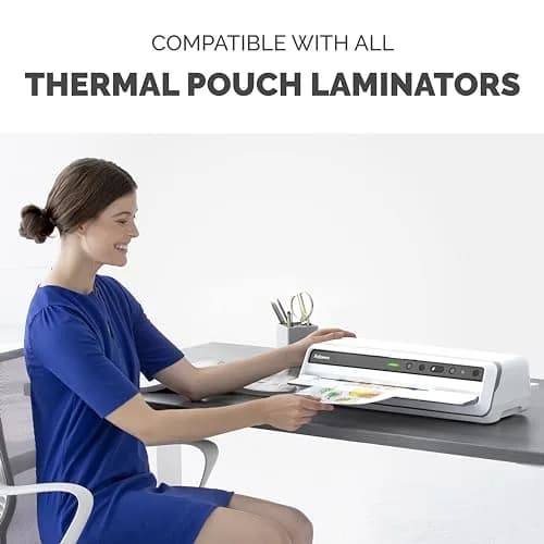 Fellowes Thermal Laminating Pouches Letter Size Sheets 10 Mil 50pk | Clear, Durable, Compatible with All Laminators thumbnail 8