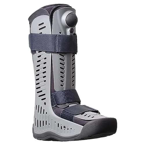 Ossur Rebound Air Walker Boot | Comfortable Walking Boot with Compression Straps & Air Pump Rocker Bottom (Large, High Top) thumbnail 1