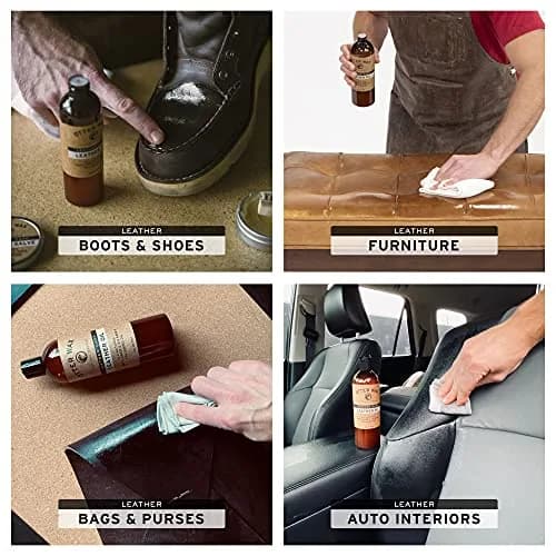 Otter Wax Leather Oil | 5 oz | Leather Cleaner & Conditioner | All-Natural Leather Care thumbnail 3