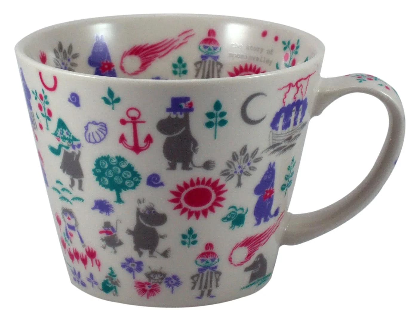 山加商店 MOOMIN MM324-36 Soup Mug | Microwavable Porcelain, 400ml, Scandinavian Design