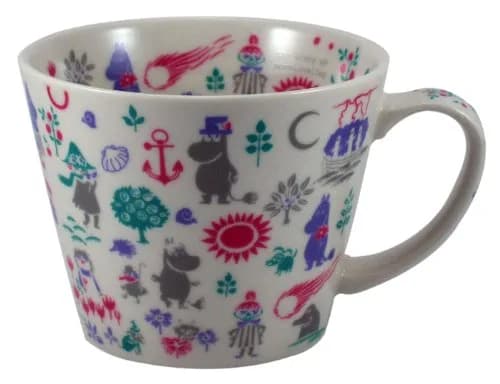 山加商店 MOOMIN MM324-36 Soup Mug | Microwavable Porcelain, 400ml, Scandinavian Design thumbnail 1