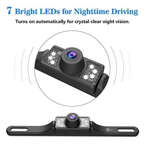 Esky Universal Vehicle Backup Camera with 7 LEDs & 170° View | 12V DC thumbnail 2