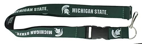 aminco NCAA Michigan State Spartans Reversible Lanyard | 36" Team Spirit Accessory thumbnail 1