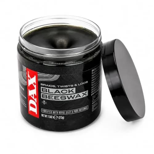 DAX Black Beeswax Hair Wax for Braids, Twists & Locs, 7.5 Oz | Nourishes & Defines Textured Hair thumbnail 2
