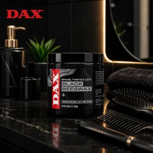 DAX Black Beeswax Hair Wax for Braids, Twists & Locs, 7.5 Oz | Nourishes & Defines Textured Hair thumbnail 4