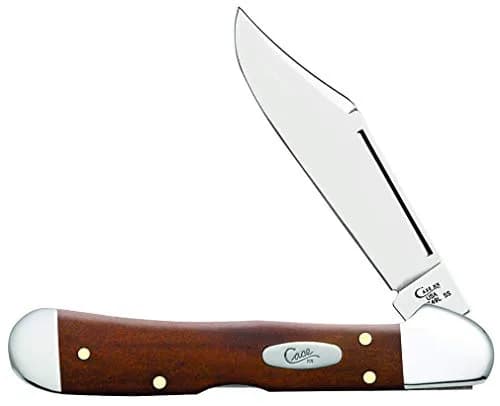 Case Mini Copperlock Pocket Knife 2.7" Chestnut Smooth Bone | Classic Lockback Design thumbnail 1
