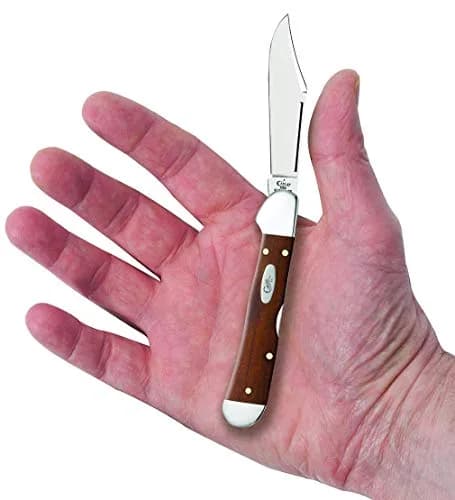 Case Mini Copperlock Pocket Knife 2.7" Chestnut Smooth Bone | Classic Lockback Design thumbnail 6