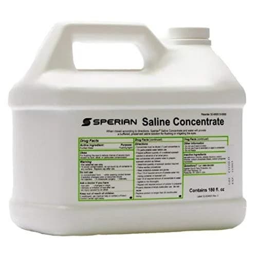 COMBLU pH Balanced Saline Eyewash Solution 180oz | Bacteria-Inhibiting, For Eye Irrigation thumbnail 1