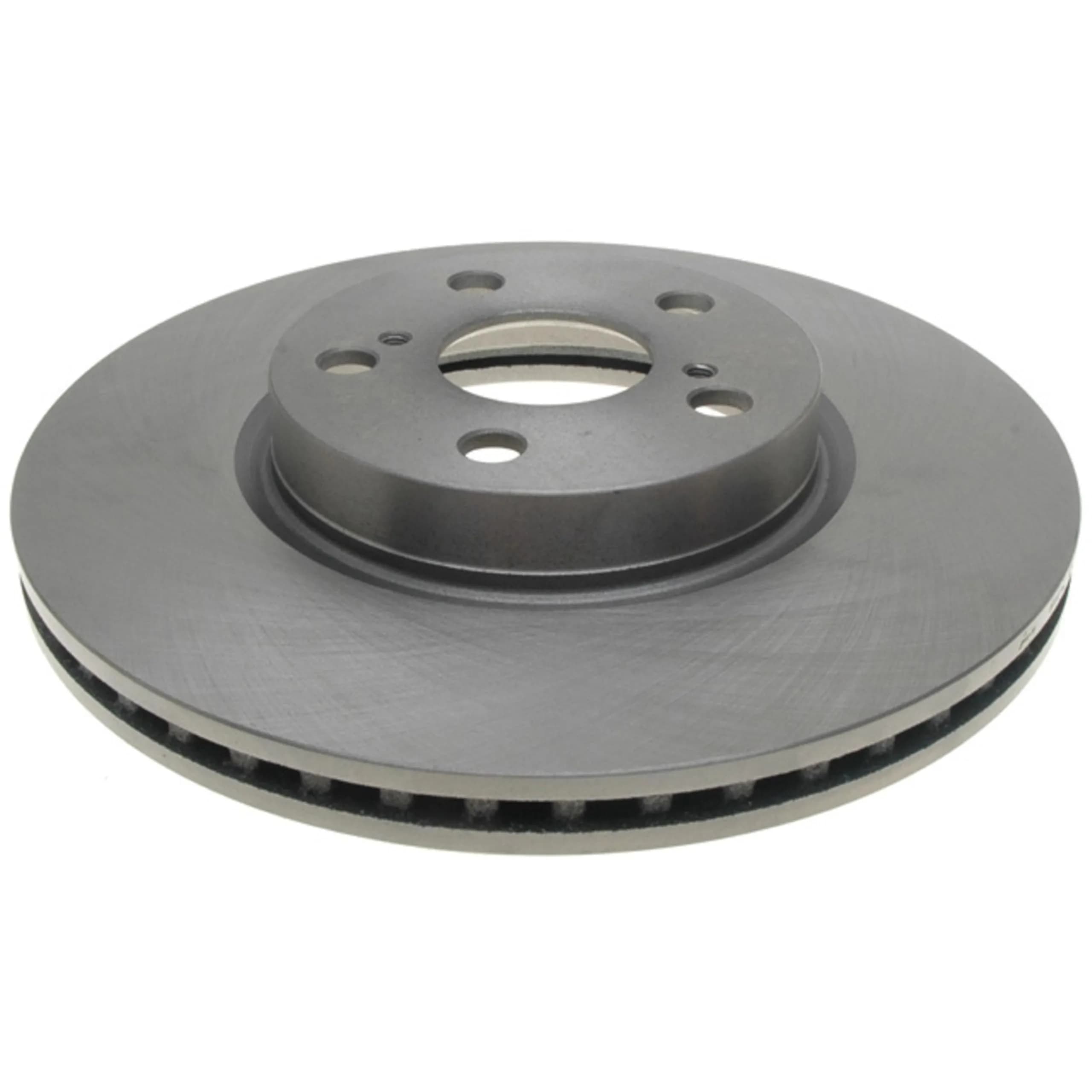 ACDelco Silver Front Brake Rotor 18A2601A | GM 19255510 Cast Iron, 11.2 in (28.45 cm) | Heat Dissipation & Durability