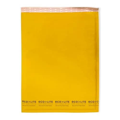 Intertape Polymer Group Eco-lite #5 ELSS5 Golden Kraft Self Seal Bubble Mailer 10.5" x 16" | Rugged, Lightweight Shipping Solution thumbnail 1