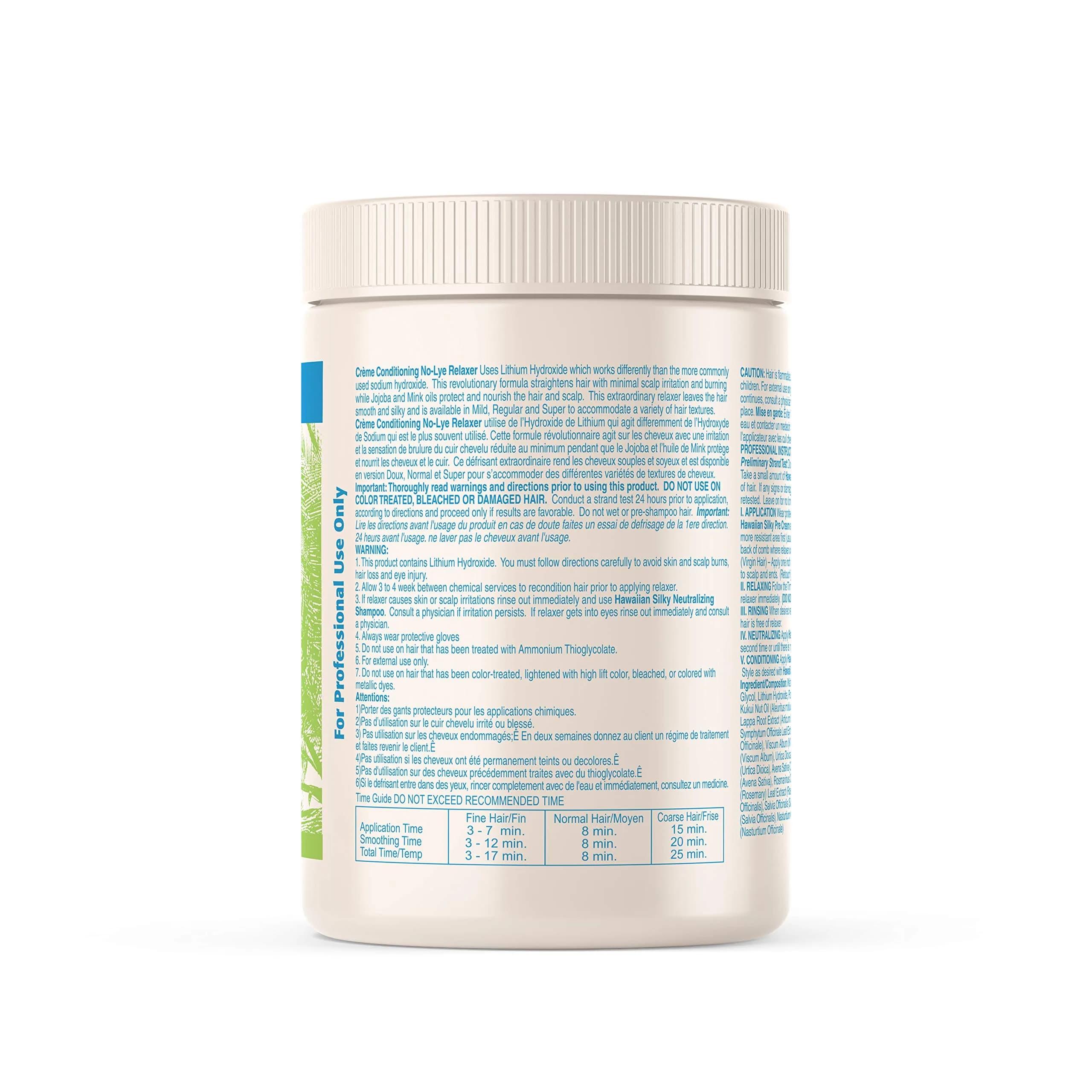 Hawaiian Silky Mild No-Lye Relaxer Cream 591ml (20 Ounce) | Gentle Straightening with Olive Oil - view 2