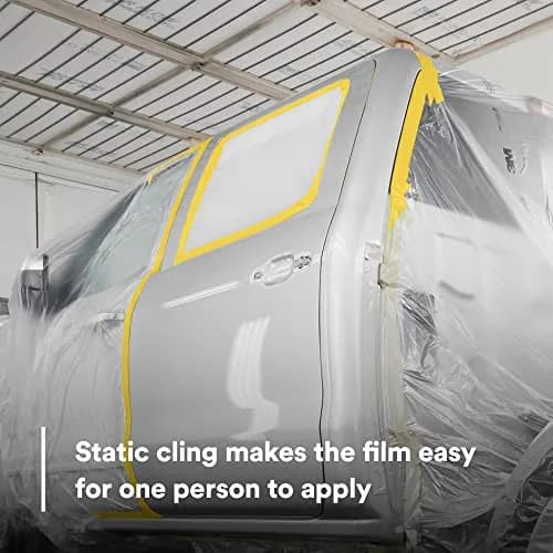 3M Plastic Sheeting 16 ft x 400 ft | Industrial Masking & Painting Surface Cover thumbnail 4