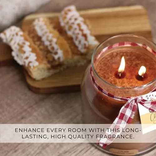 A Cheerful Giver Crumb Coffee Cake Candle 34oz | Long Burn Time & USA Quality thumbnail 4