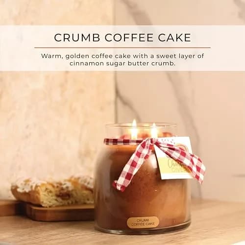 A Cheerful Giver Crumb Coffee Cake Candle 34oz | Long Burn Time & USA Quality thumbnail 2