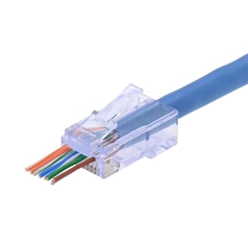 Platinum Tools EZ-RJ45 Cat6 Connector for Ethernet Cable Termination | 100 Pack, China thumbnail 3