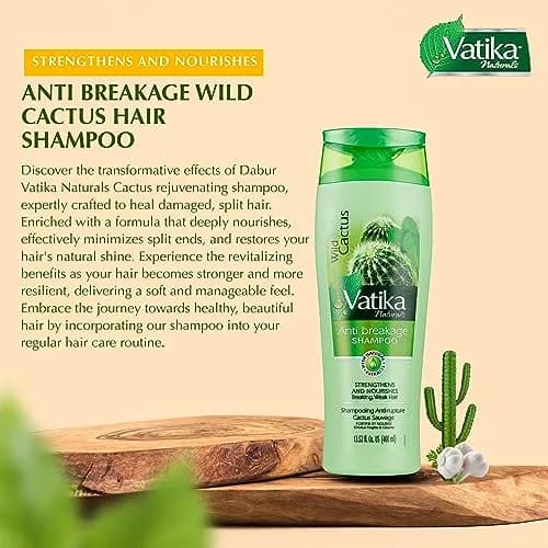 Vatika Naturals Daily Shampoo – Moisturizing Hair Cleanser, 400ml | Herbal Nourishment for Dry Hair thumbnail 3