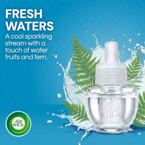 Air Wick Plug In Refills Fresh Waters Scented Oil 2ct | Infused with Essential Oils thumbnail 3