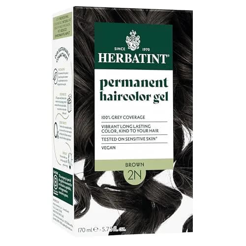 Herbatint 2N Brown Permanent Hair Dye 175ml (5.75 Fl Oz) | Ammonia-Free Grey Coverage thumbnail 1