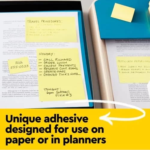 Post-it Notes 3 x 3 in Canary Yellow 18 Pads | Iconic Self-Stick Notes for Organization thumbnail 6