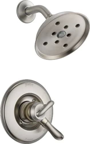 Delta Linden 17 Series Dual-Function Shower Trim Kit 6.50 x 7.00 x 6.50 inches | Brushed Nickel & Stainless thumbnail 1