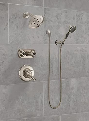Delta Linden 17 Series Dual-Function Shower Trim Kit 6.50 x 7.00 x 6.50 inches | Brushed Nickel & Stainless thumbnail 3