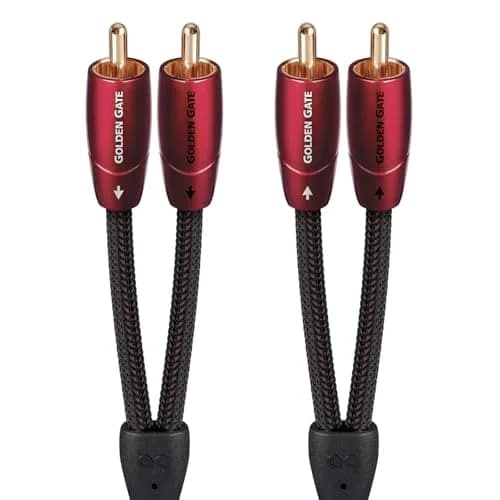 AudioQuest Golden Gate RCA Audio Interconnect Cable 8m (26 ft 3 in) | Superior Sound Clarity thumbnail 1