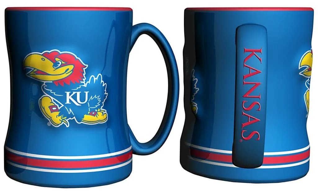 Boelter Brands Kansas Jayhawks 15 oz Relief Mug - Royal | NCAA Team Coffee Mug