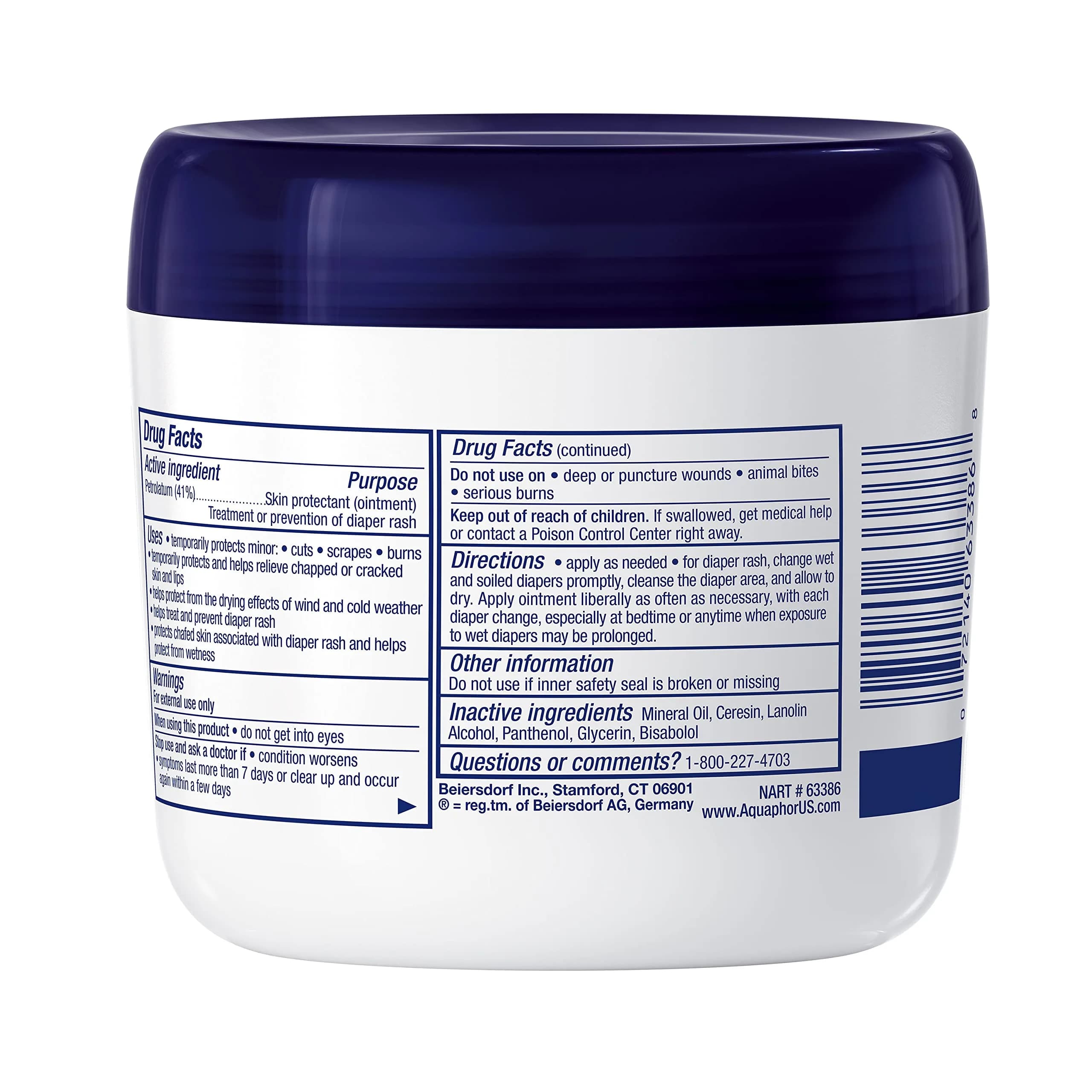 Aquaphor Baby Healing Ointment 400ml (14 OZ) | Dermatologist Tested Skin Protectant - view 9