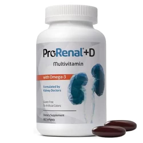 Nephroceuticals ProRenal+D with Omega-3 Fish Oil 180 Softgels thumbnail 5