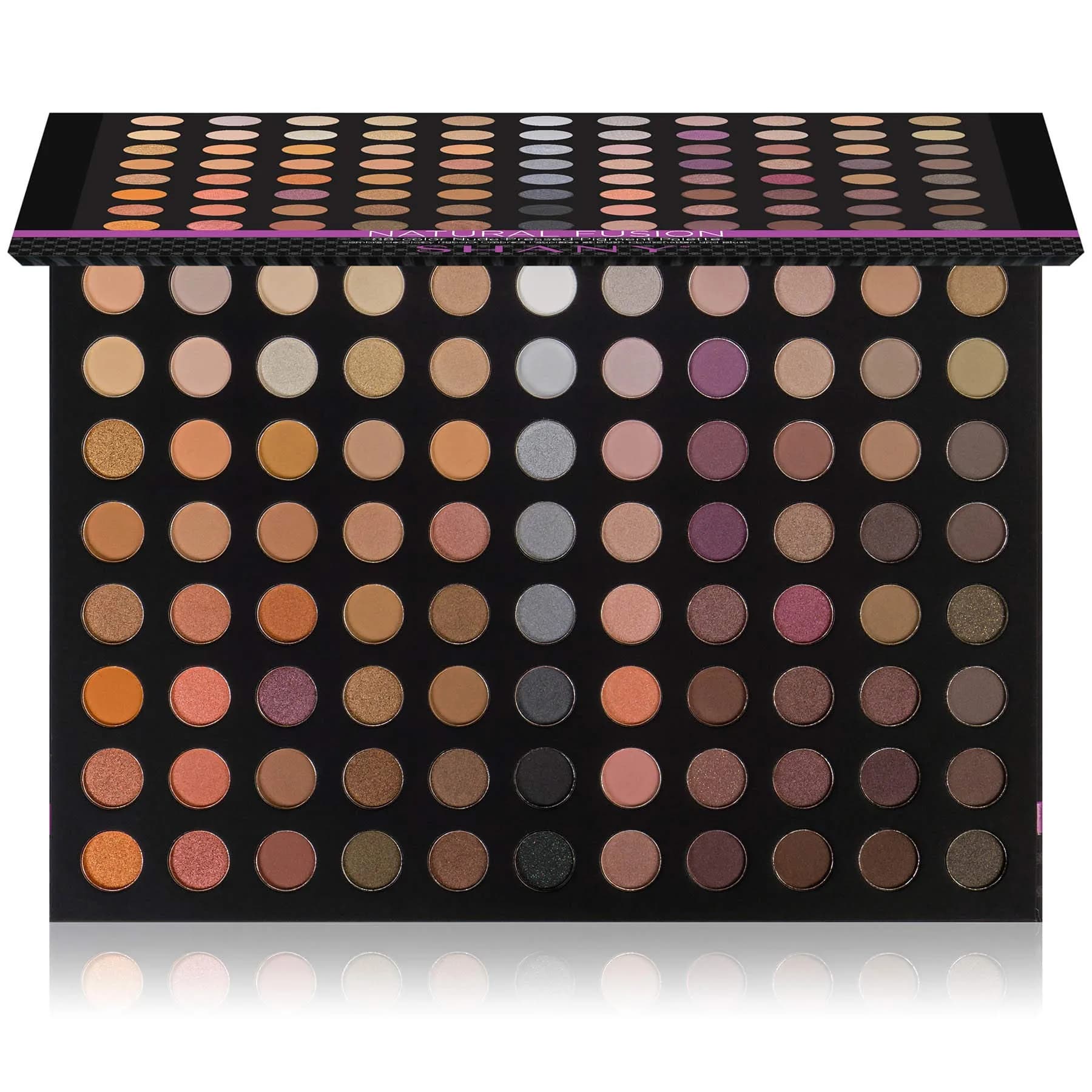 SHANY Natural Fusion Eyeshadow Palette - 88 Color Highly Pigmented Matte & Shimmer Eye Shadow - Nude | Blendable, Long Lasting — NATURAL FUSION