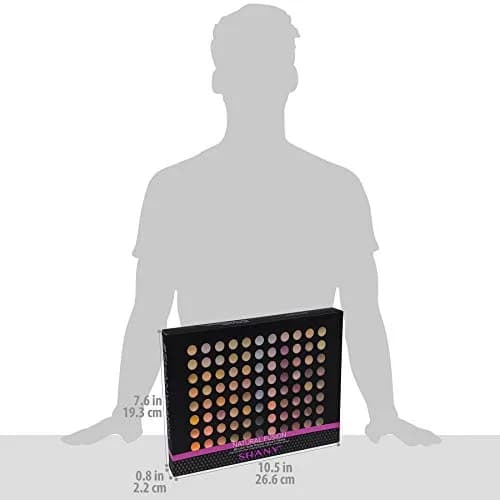 SHANY Natural Fusion Eyeshadow Palette - 88 Color Highly Pigmented Matte & Shimmer Eye Shadow - Nude | Blendable, Long Lasting thumbnail 4