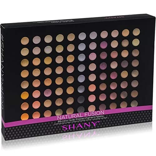 SHANY Natural Fusion Eyeshadow Palette - 88 Color Highly Pigmented Matte & Shimmer Eye Shadow - Nude | Blendable, Long Lasting thumbnail 5