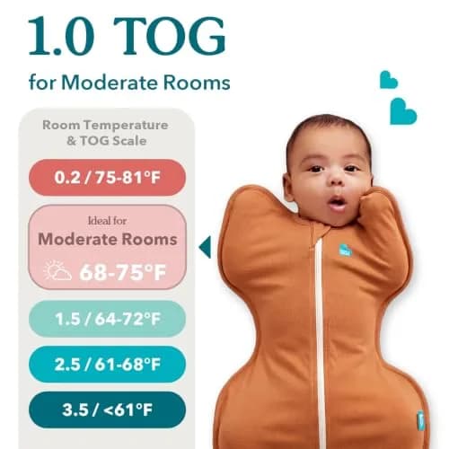 Love to Dream Swaddle UP Original Baby Sleep Sack | 1.0 TOG, 0.15 kg (0.33 lb), Gray thumbnail 4