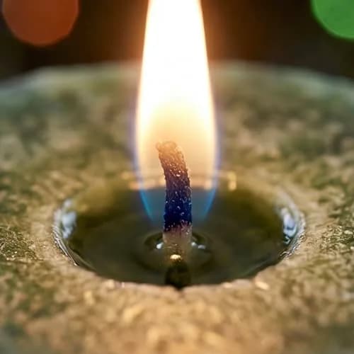 Aroma Naturals Holiday Juniper, Spruce & Basil Pillar Candle 6.35cm x 10.16cm | Fresh Forest Scented Candle thumbnail 7