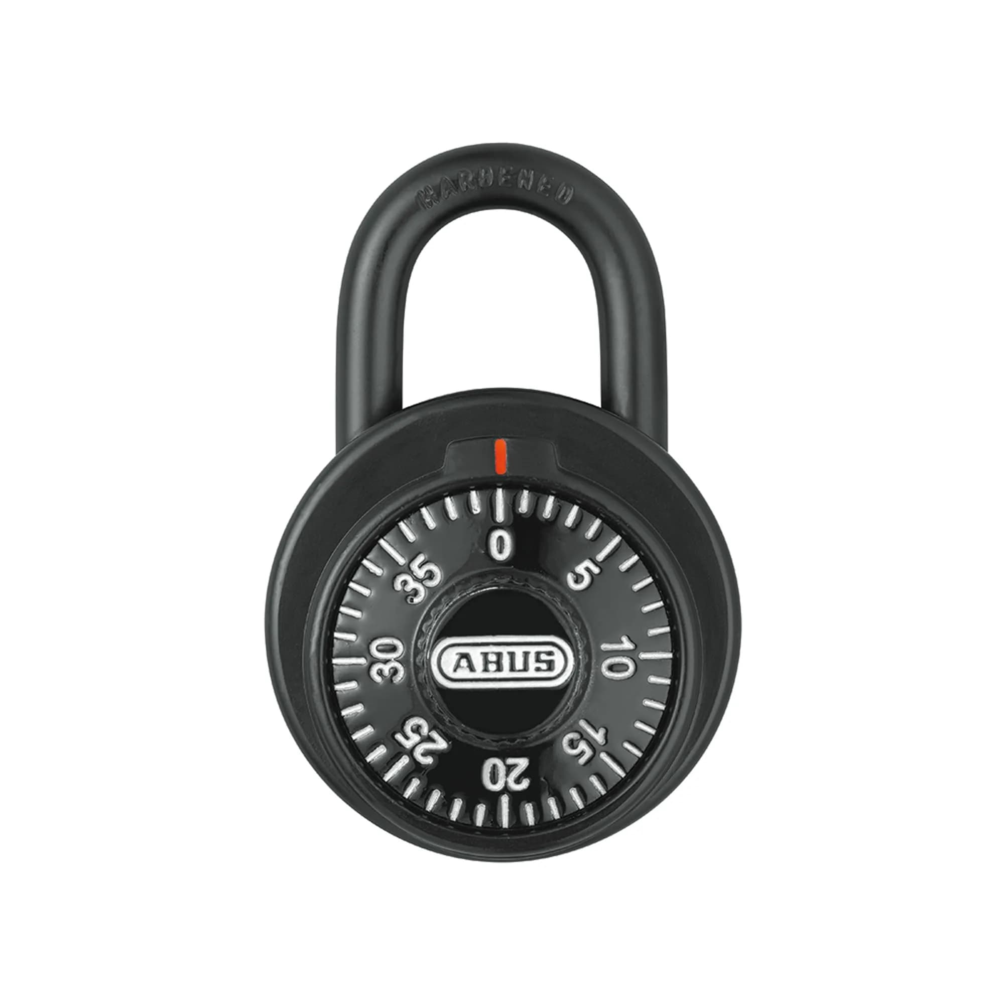 ABUS 78/50 KC 2-Inch Locker Dial Combination Padlock, Black | 3-Digit Resettable Lock for Gym & School