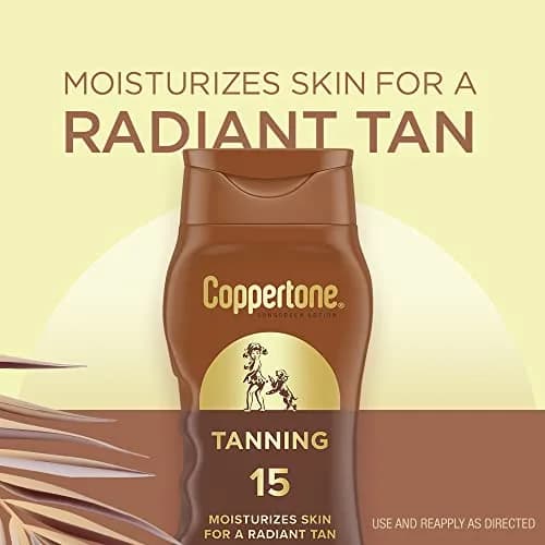 Coppertone Tanning Sunscreen Lotion SPF 8, 236ml (8 Fl Oz) | Broad Spectrum UVA/UVB Protection thumbnail 3