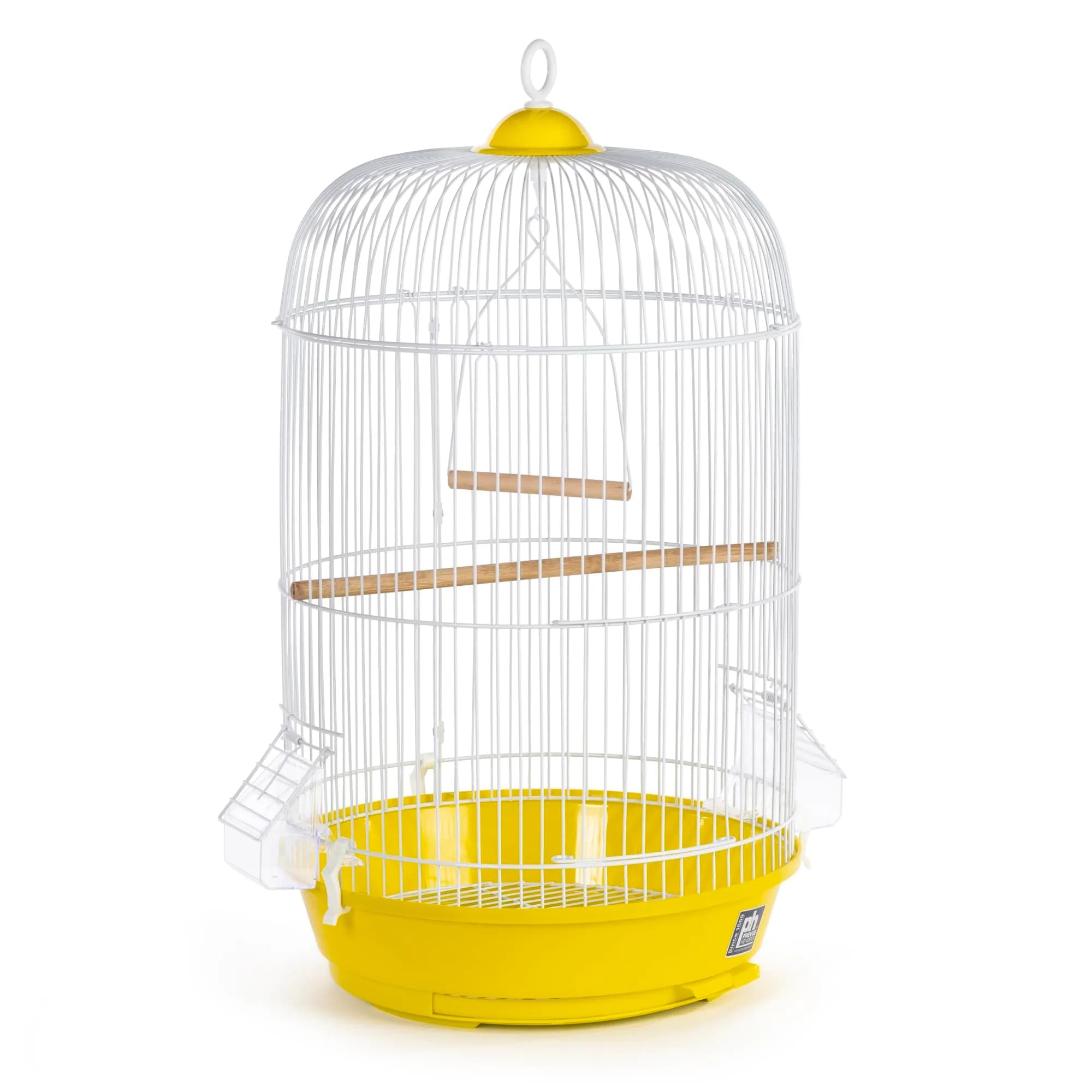 Prevue Pet Products Classic Round Bird Cage Yellow 34.3 cm (13.5 in) Diameter | Ideal for Finches, Canaries, Parakeets - main product image