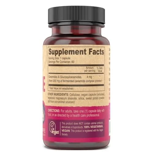Deva Vegan Vitamins Skin Restoring Ceramide Supplement Tablets, 60 Count | Vegan, Gluten-Free, Supports Skin Barrier thumbnail 3