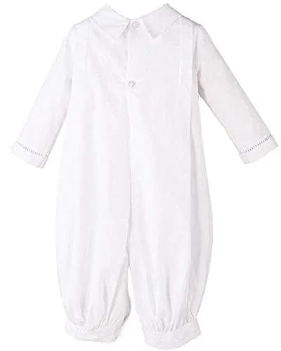 One Small Child Daniel Cotton Christening Baptism Outfit for Boys - 3 Months White | Traditional Blessing Attire thumbnail 5