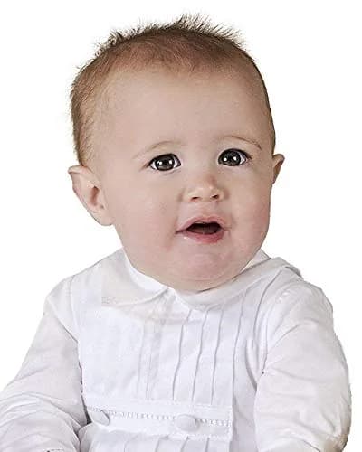 One Small Child Daniel Cotton Christening Baptism Outfit for Boys - 3 Months White | Traditional Blessing Attire thumbnail 2
