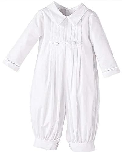 One Small Child Daniel Cotton Christening Baptism Outfit for Boys - 3 Months White | Traditional Blessing Attire thumbnail 3
