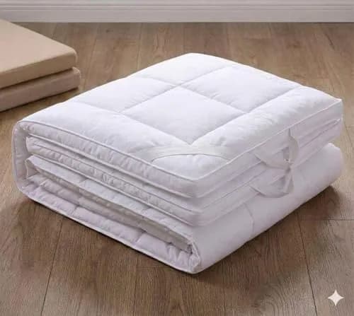 Royal Tradition King Mattress Topper 78 x 80 inches | Plush Down Alternative, Microfiber, Washable thumbnail 3
