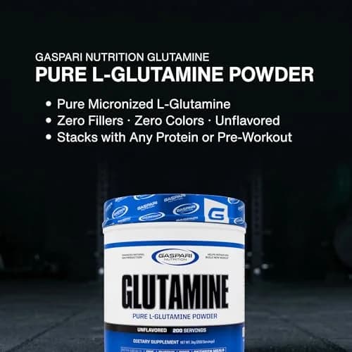Gaspari Nutrition Glutamine Micronized Powder 10.58 Oz | Supports Muscle Recovery & Gut Health thumbnail 7
