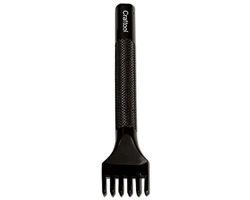 Tandy Leather Craftool Pro Line Diamond Stitching Chisel 6 Prong 2mm (0.08 in) | Precision Leather Tool thumbnail 1