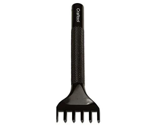 Tandy Leather Craftool Pro Line Diamond Stitching Chisel 6 Prong 4.8mm (5/32") | Precision Tool for Leathercraft thumbnail 1