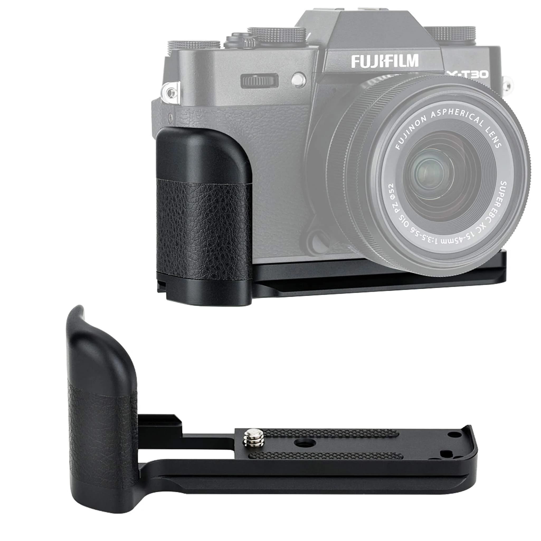 Fotasy JJC HG-XT30 Hand Grip for Fuji XT30 XT20 X-T10 Cameras | Arca Swiss Quick Release, 95g - main product image