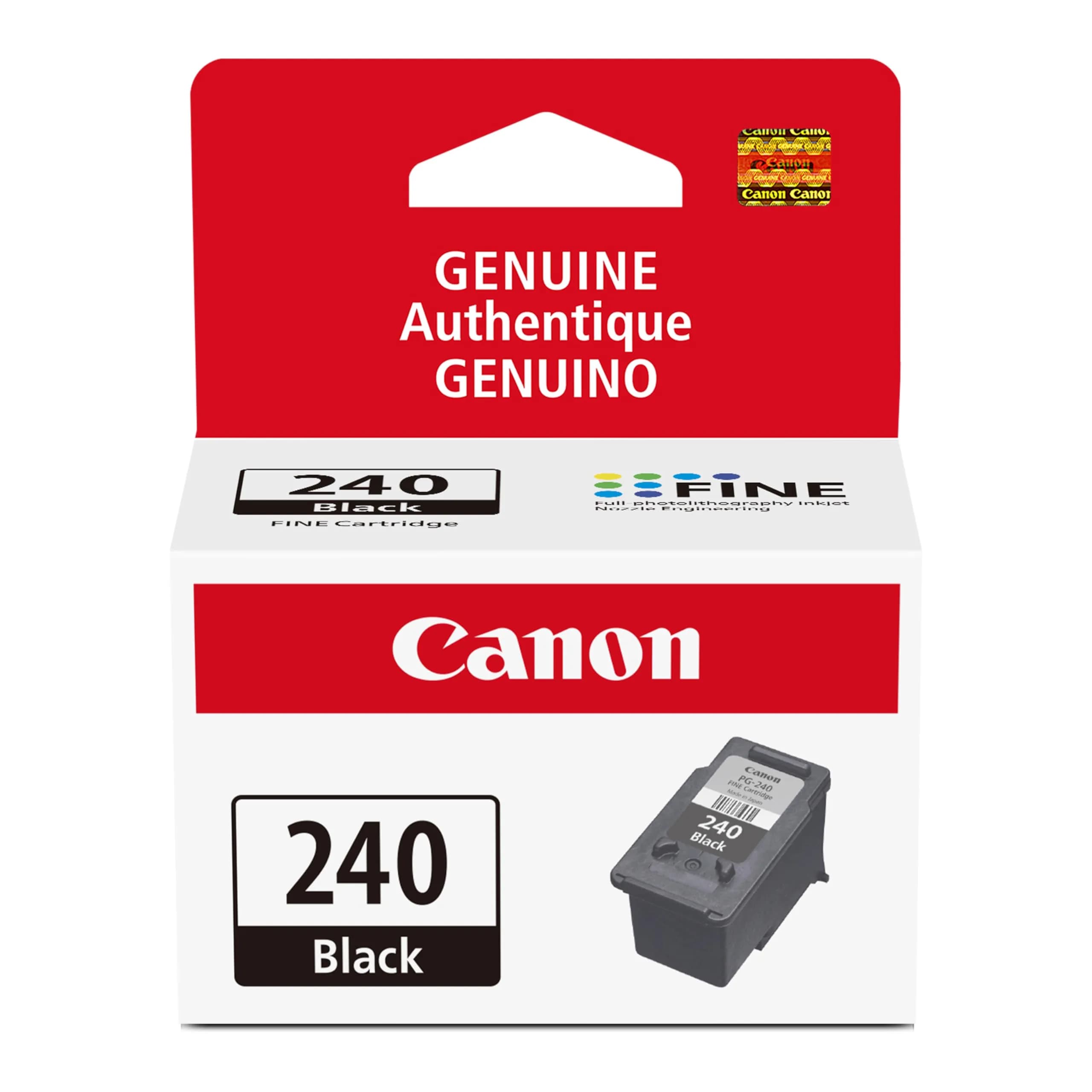 Canon PG-240 Genuine Black Ink Cartridge | 1-Pack for Canon MG, MX, TS Series Printers - main product image