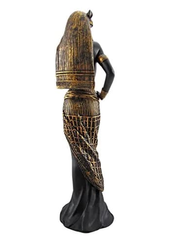 Pacific Giftware PTC 10.75 Inch Flirty Bastet Egyptian Mythological Goddess Statue Figurine | Handcrafted Bronze Decor thumbnail 2