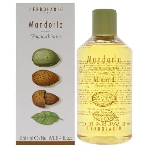L'Erbolario Moisturizing Body Wash for Dry & Sensitive Skin 8.4 oz | Nourishing Almond & Amber thumbnail 1